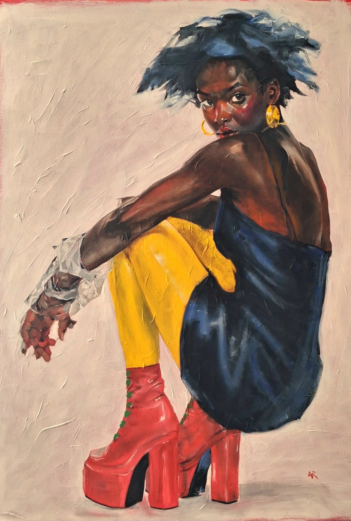 Boots — painting by Andy Rodmell